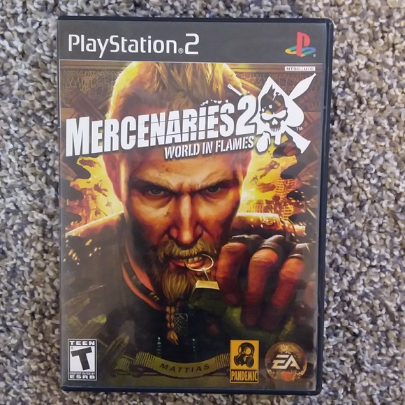 PlayStation 2 Mercenaries 2 World In Flames video game - Picture 1 of 3